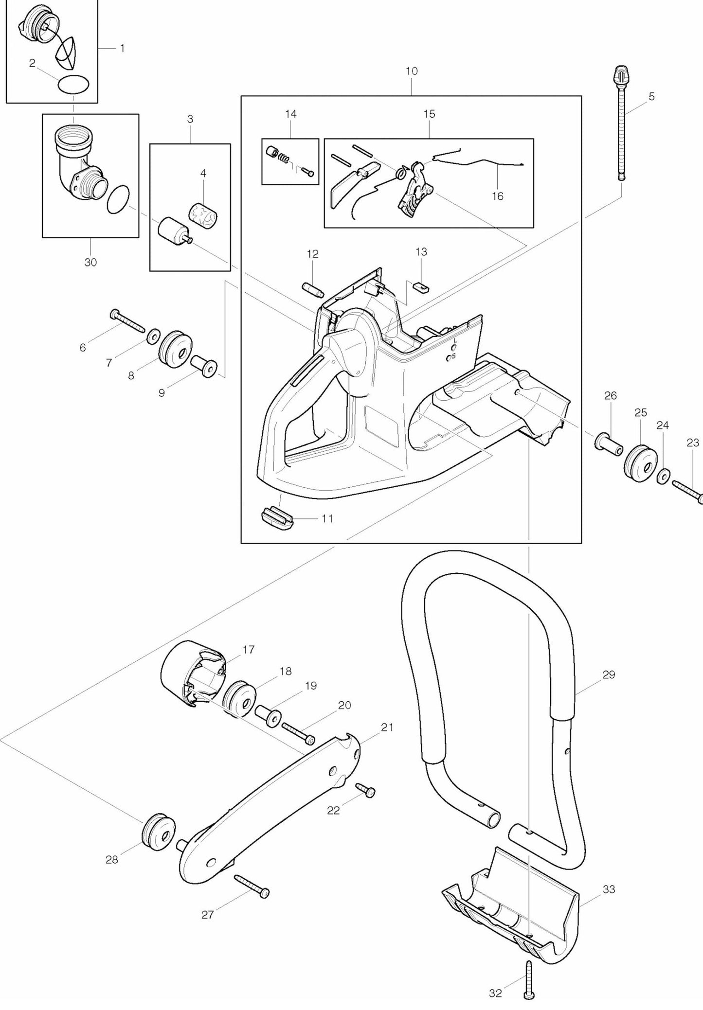 DPC6200 Cutter Assembly parts 1 By Makita
