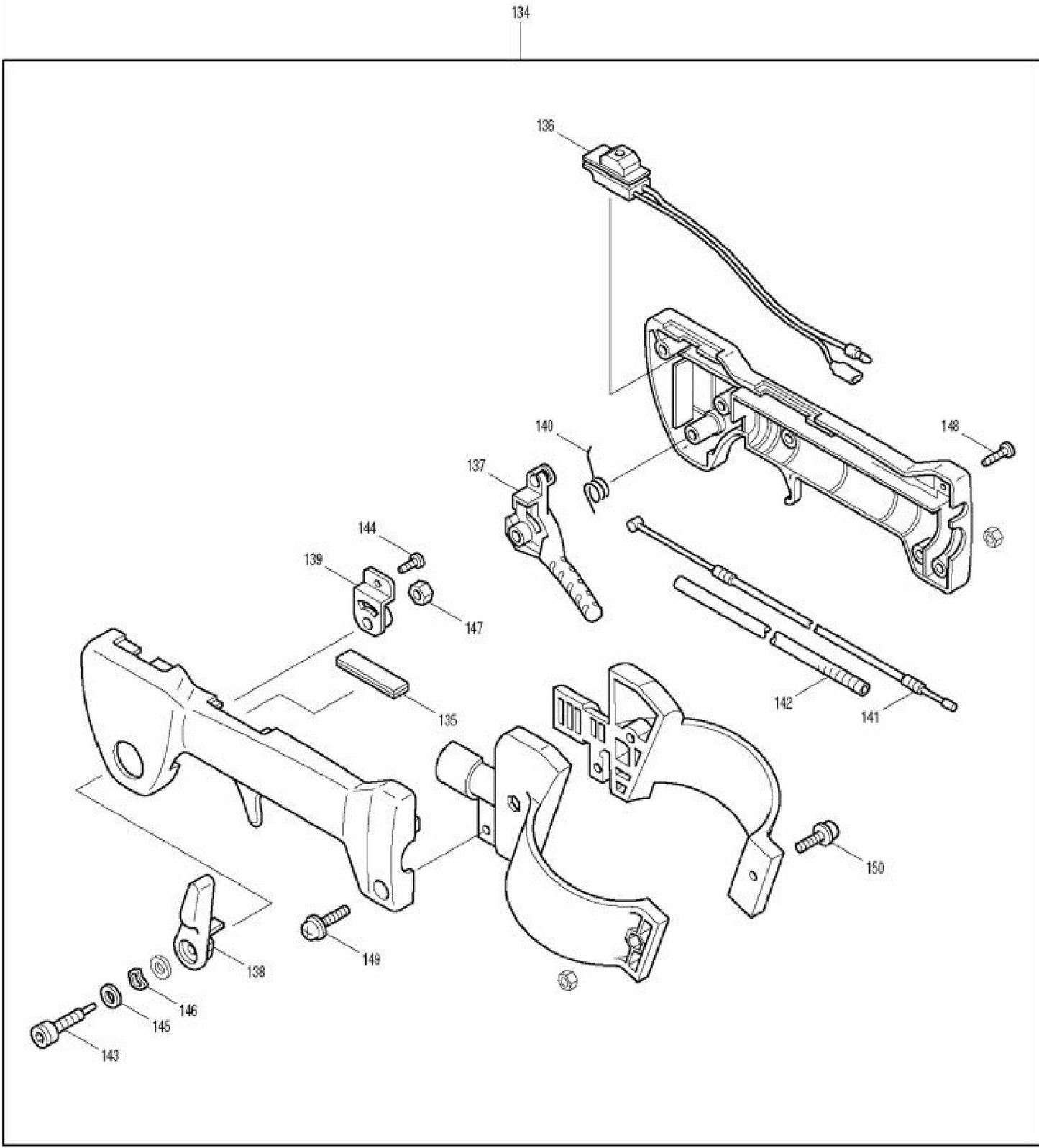 RBL500 Gas Blower Assembly Part 5 By Makita
