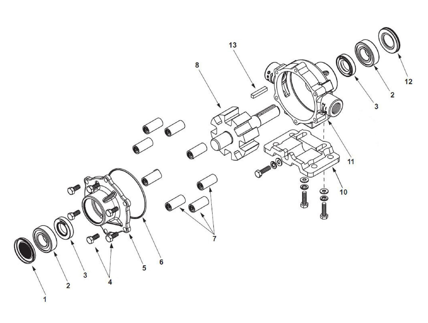 PS9910 Pump Assembly-1 Parts