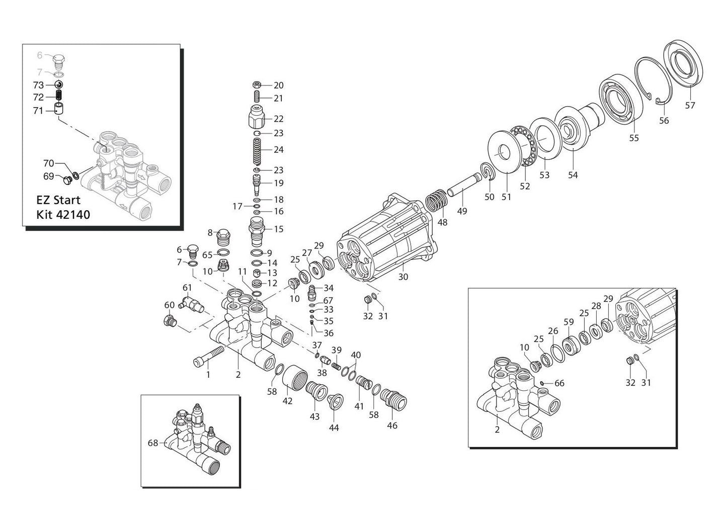 BE BE316HA Pressure Washer Assembly-2 Parts by BE Power Equipment