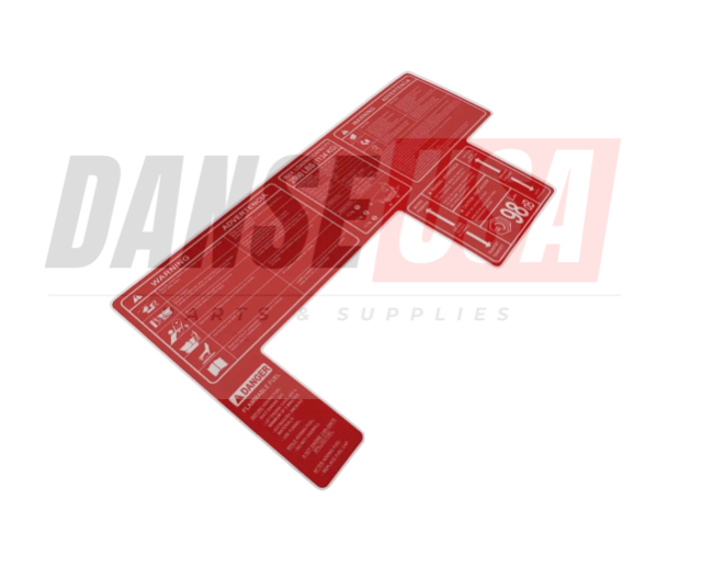 052806 Decal, Top Panel 1 Track Buggy by Allen Enginnering