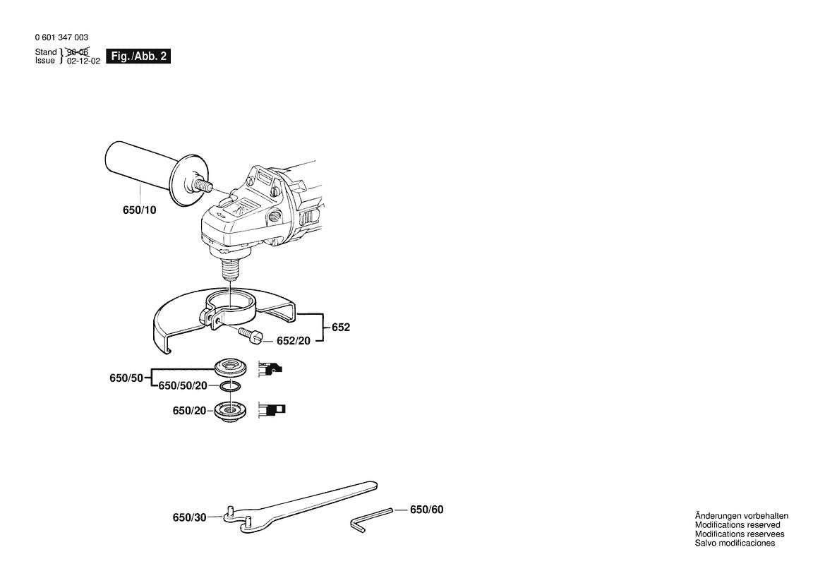 601347039 Bosch Grinder Parts Diagram