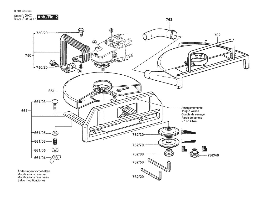 601364039 Bosch Saw Parts Diagram