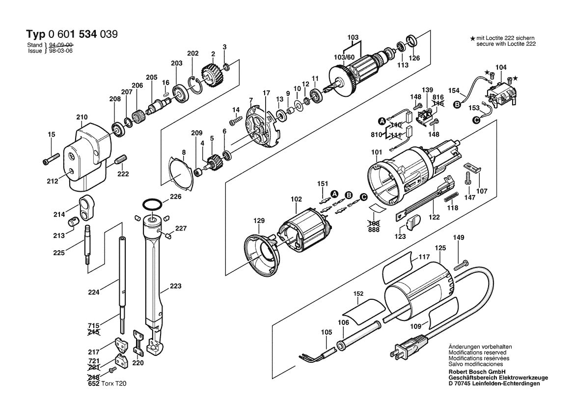 601534039 Bosch Nibbler Parts Diagram