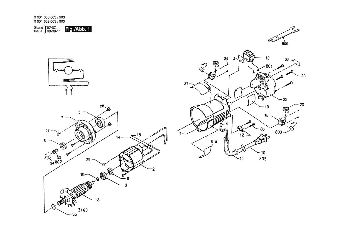 601608434 Bosch Laminate Trimmer Parts Diagram