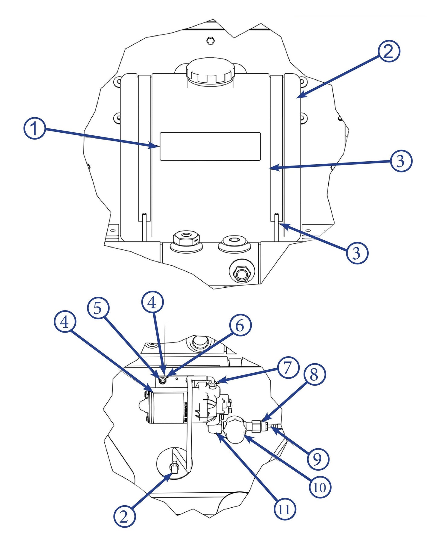 HP205 Spray System Assembly-1 Parts