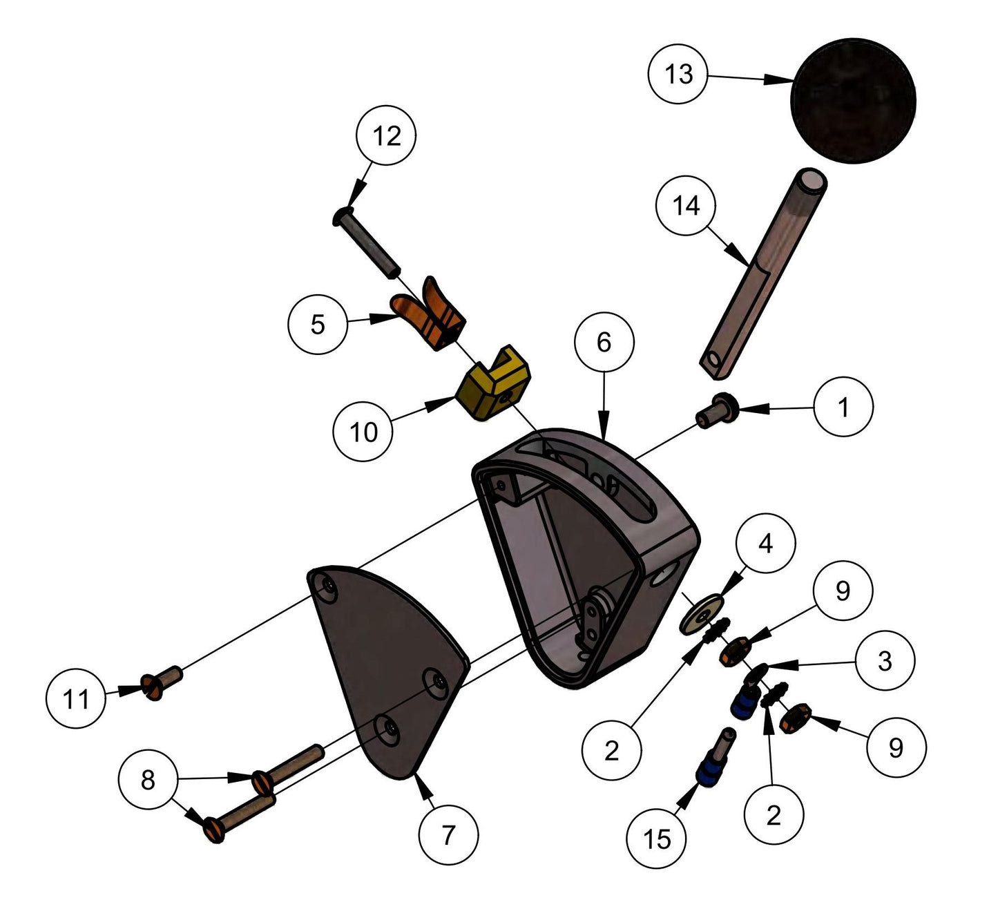 PRO436DF Safety Switch Assembly Parts