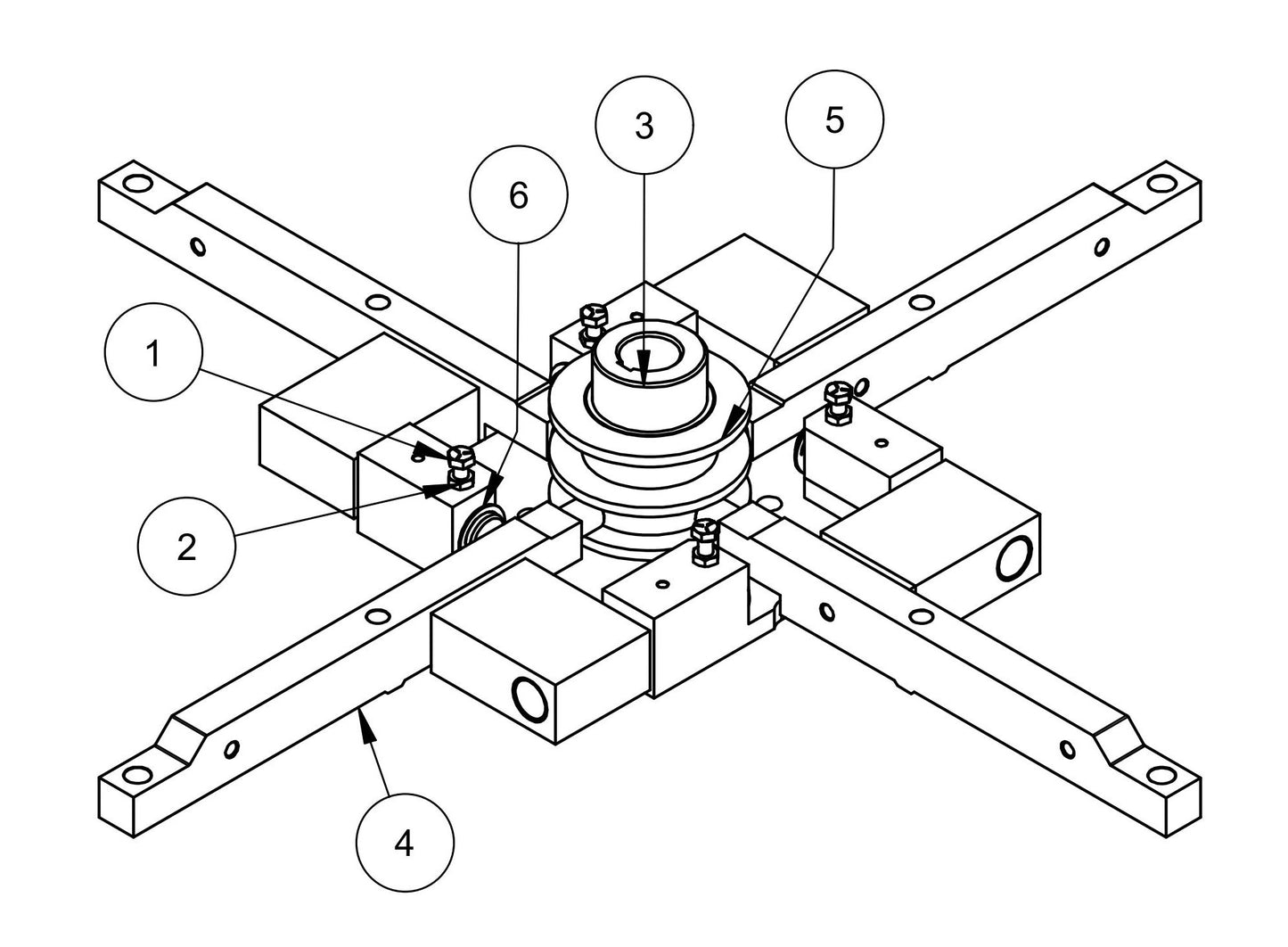 SP446 Spider Boss Assembly Parts