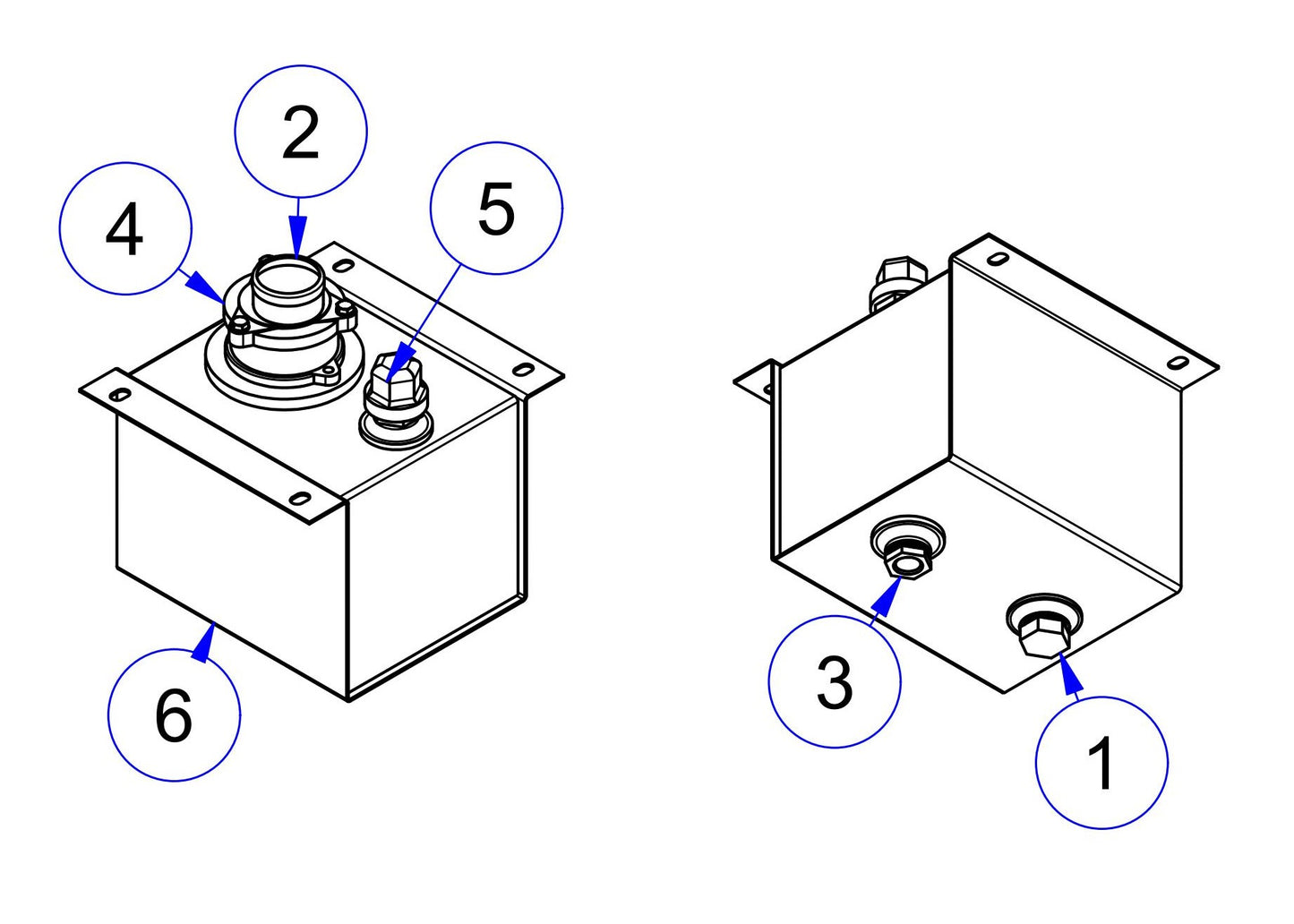 MSP475 Hydraulic Tank Assembly Parts
