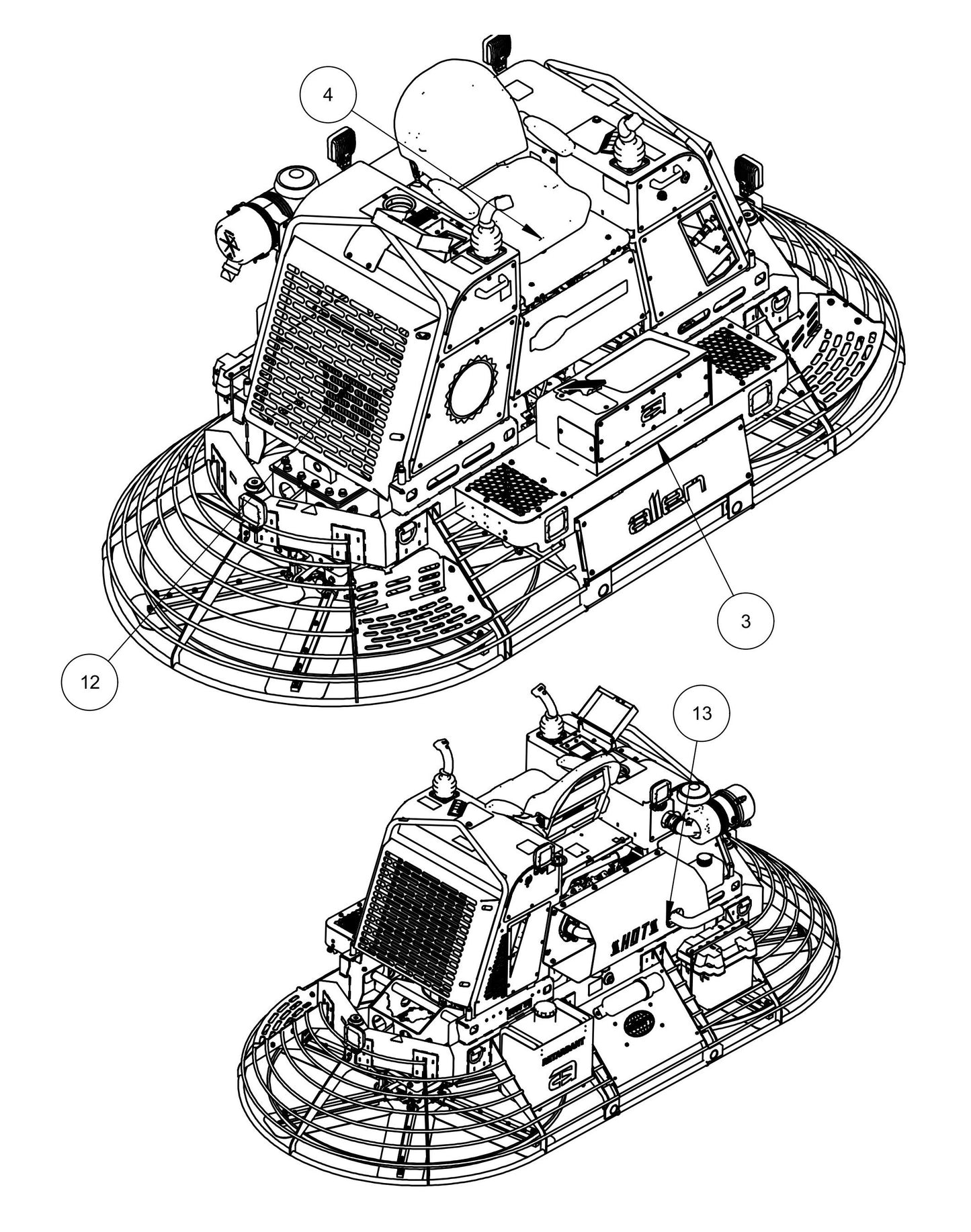 HDX705 General Assembly Parts