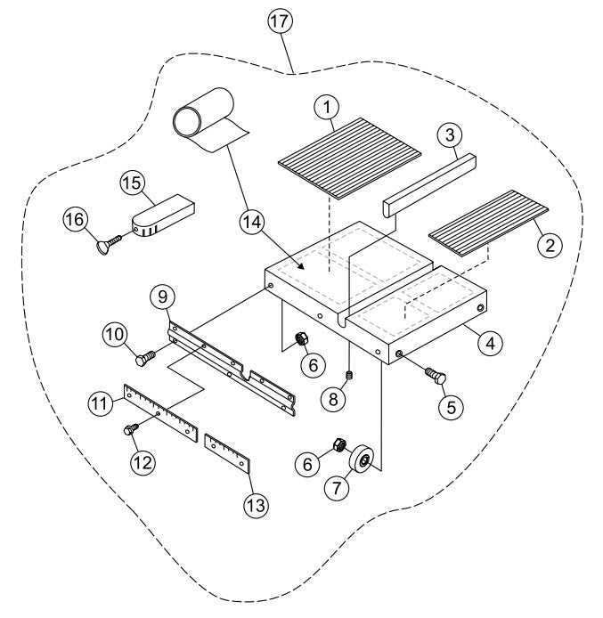 Cart Assembly Parts- MP115E, MP120E, MP1H 1.5 HP 1Ø ELECTRIC MOTOR, 2.0 HP 1Ø ELECTRIC MOTOR, 4.8 HP HONDA GASOLINE ENGINE