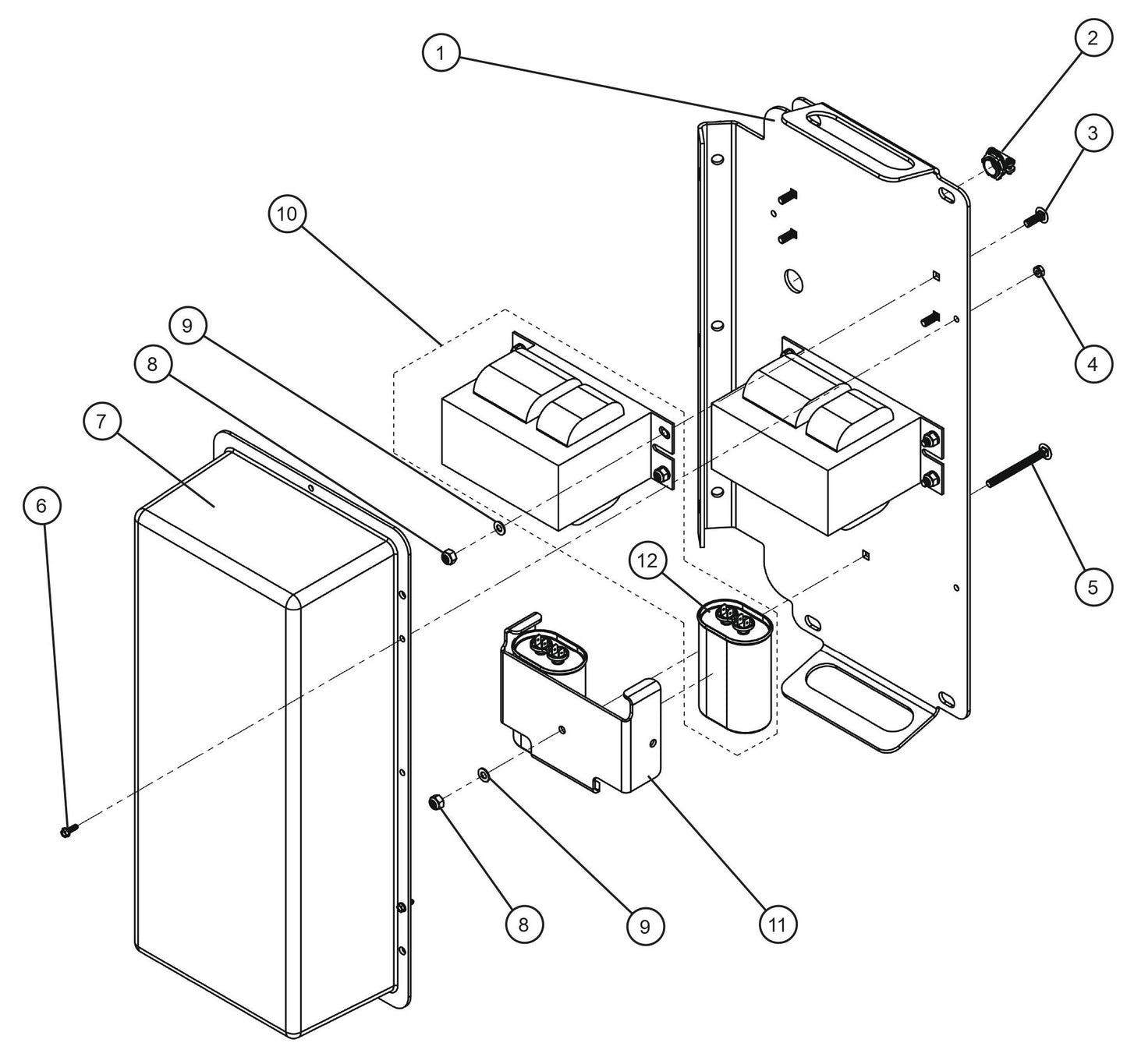 CE V-Series Night Lite Pro II 1000W 50Hz Ballast Parts By Allmand