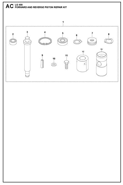 Forward And Reverse Piston Repair Kit Assembly Parts For LG 400 By Husqvarna
