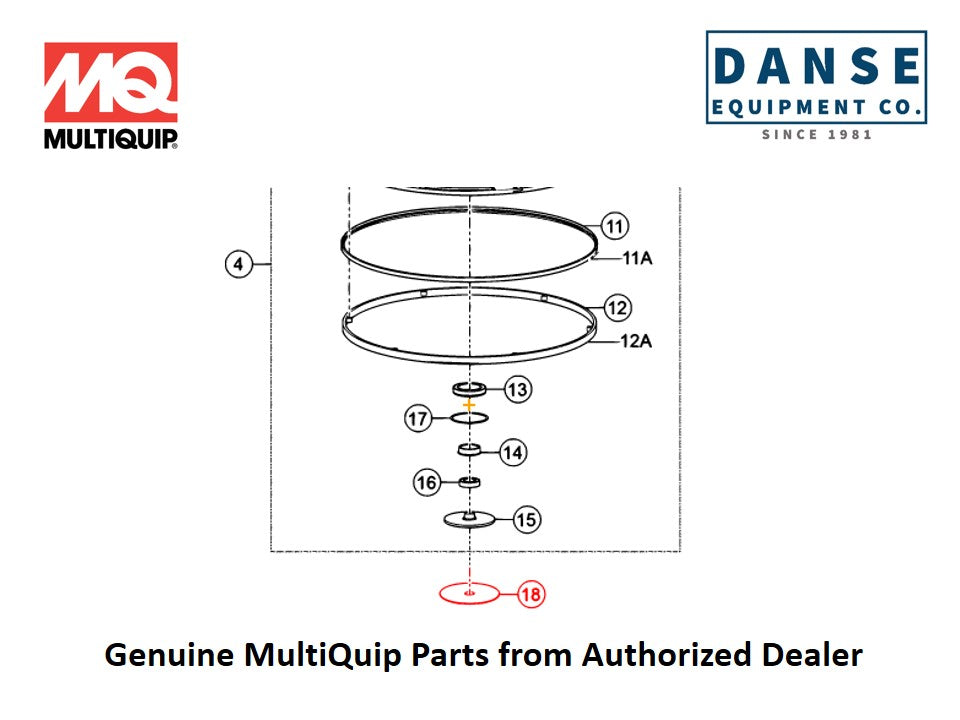 10639 Wear Plate For CA4HM Series Whiteman Walk-Behind Power Trowels By Multiquip