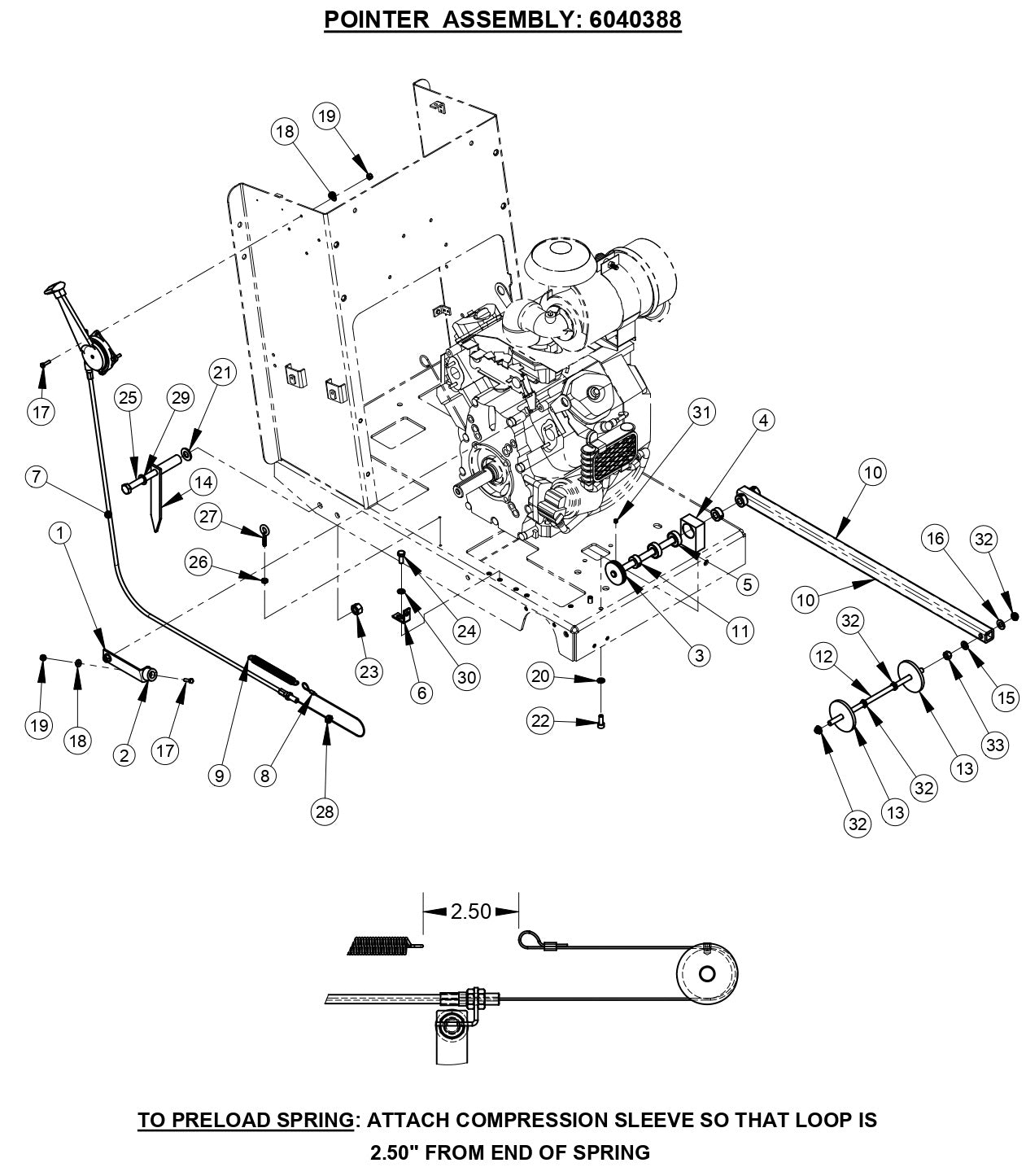CC190PRO POINTER ASSEMBLY