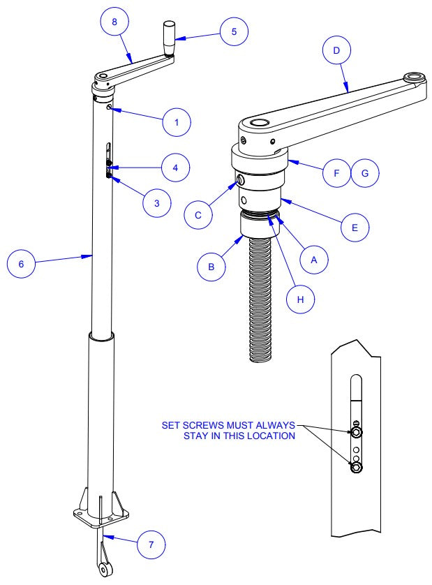 MP245 (pre 2021) Pitch Control Assembly Parts by Allen Engineering