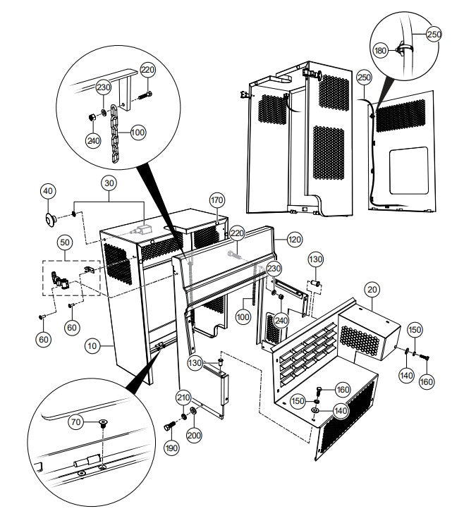Cover Assembly Parts- PRO20 VANGUARD 18HP GASOLINE ENGINE