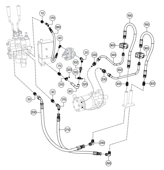 Hydraulic Assembly 2 Parts- PRO20 VANGUARD 18HP GASOLINE ENGINE