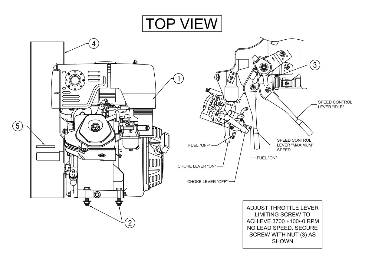 AW16-H 13HP Honda Engine with Recoil & Electric Start Assembly Parts By Allen Engineering