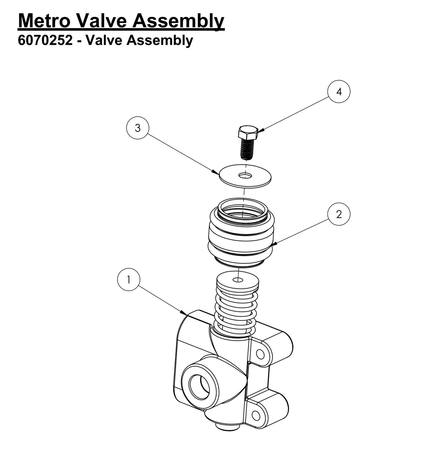 HS-25-F-12 Metro Valve Assembly Parts
