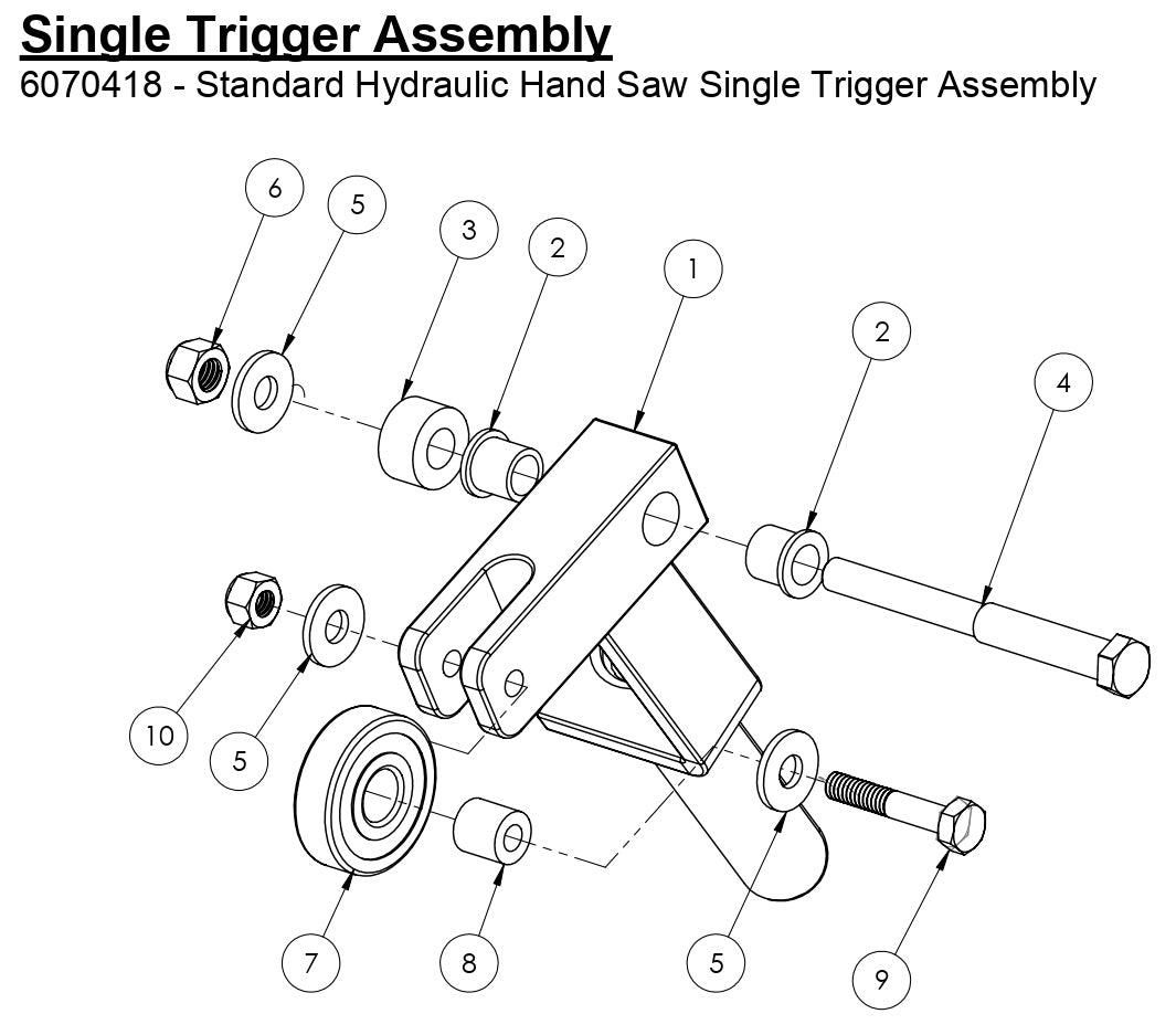 HS-16-10 Single Trigger Assembly