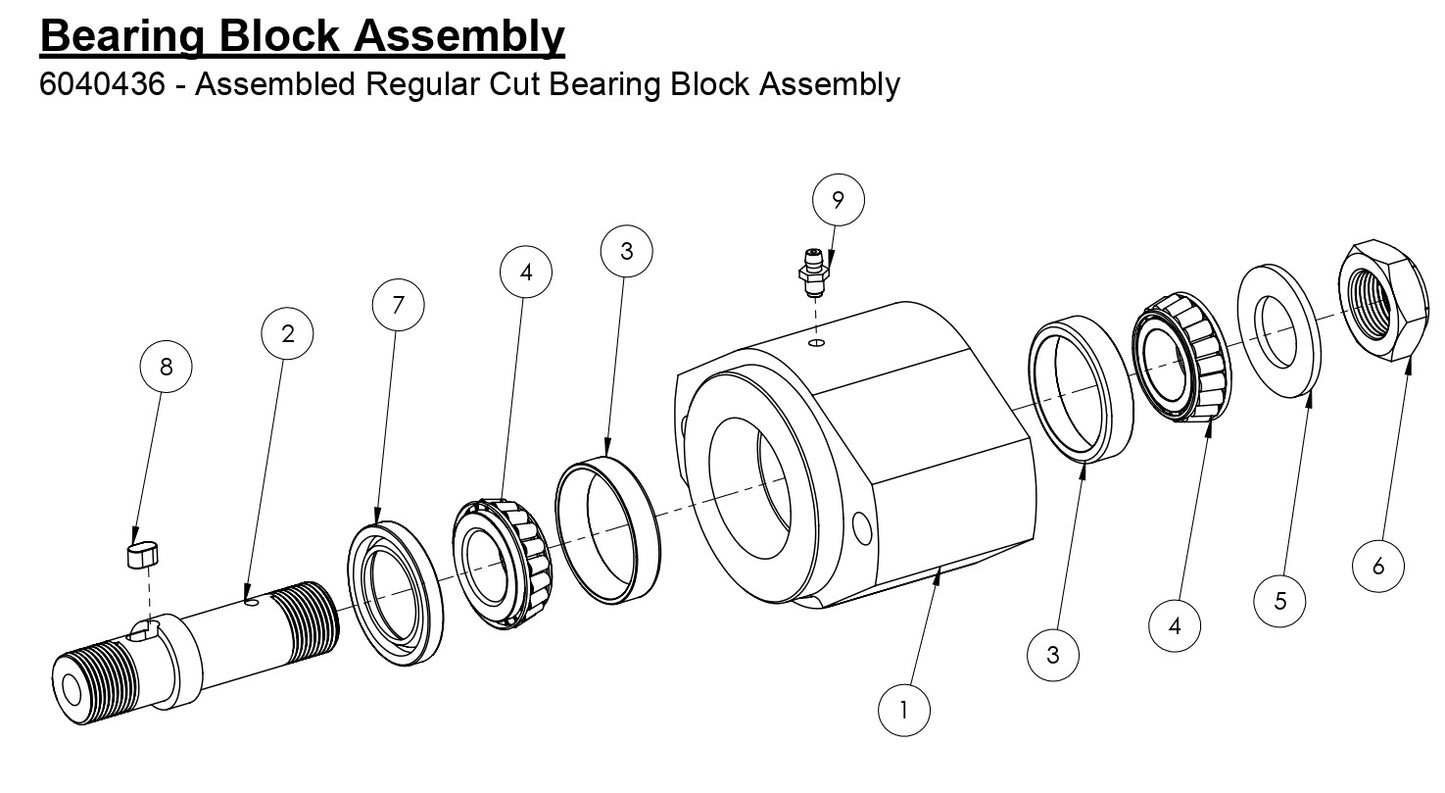 HS-16-12 Bearing Block Assembly