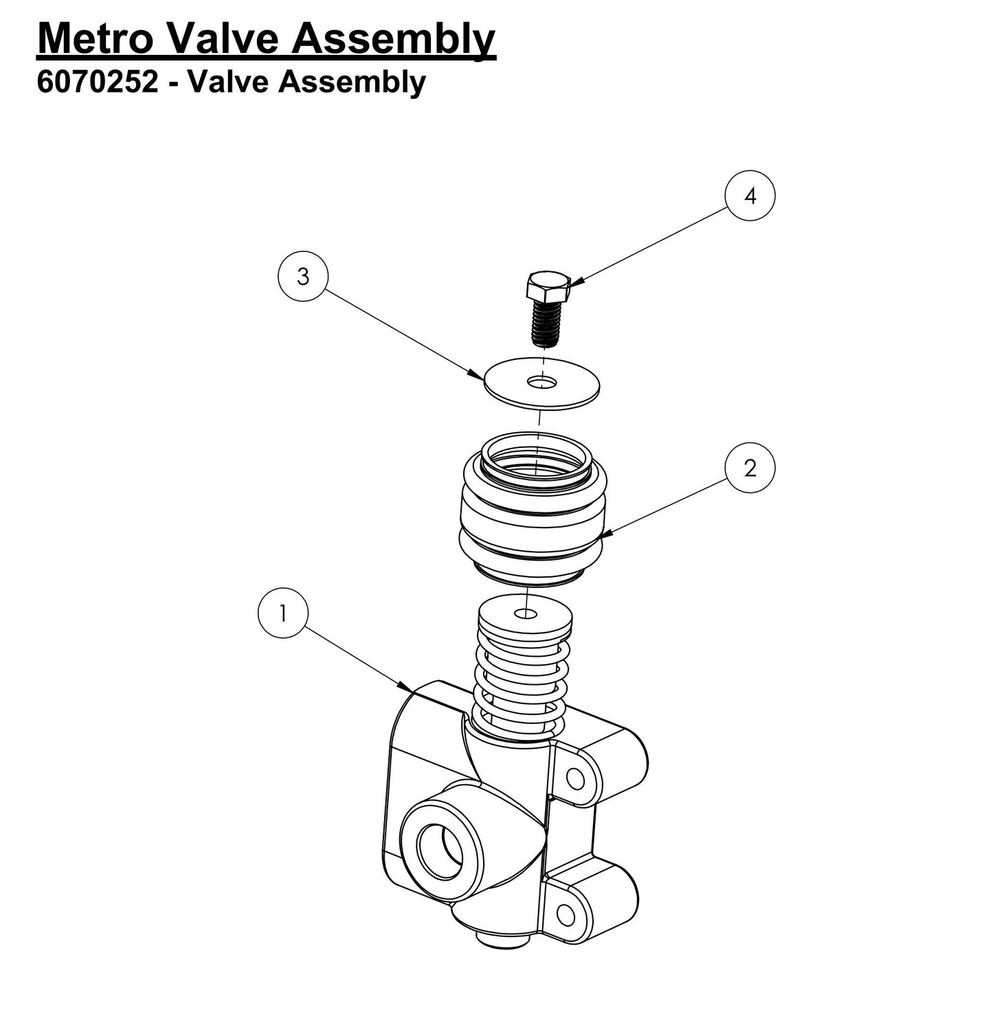 HS-24-F-10 Metro Valve Assembly Parts