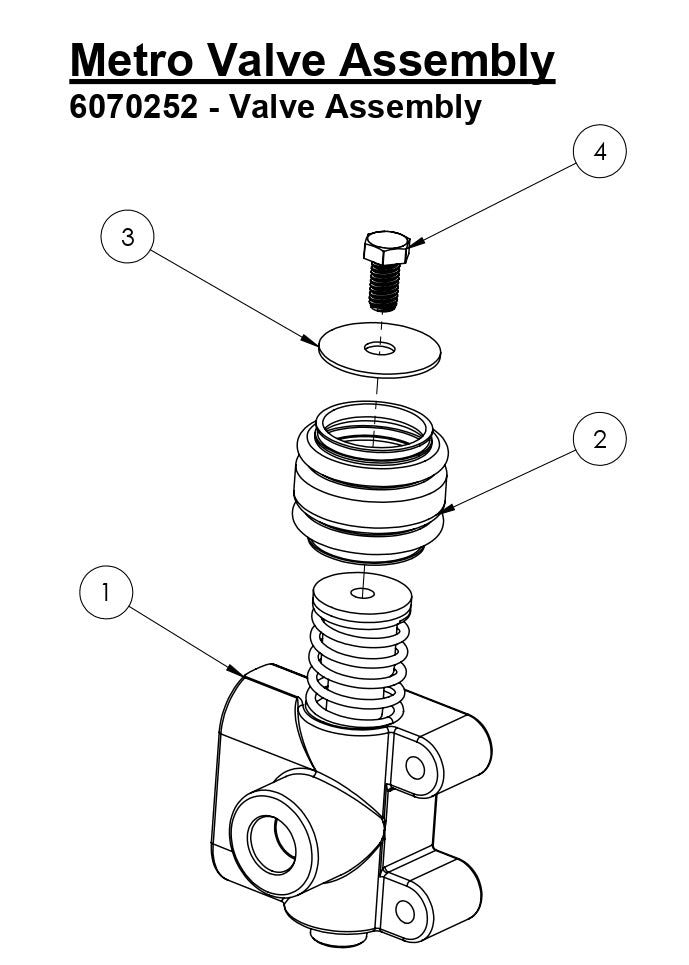 HS-20-F-12 Metro Valve Assembly
