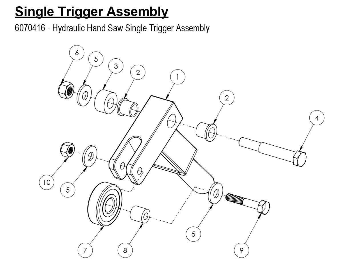 HS-20-F-12 Single Trigger Assembly