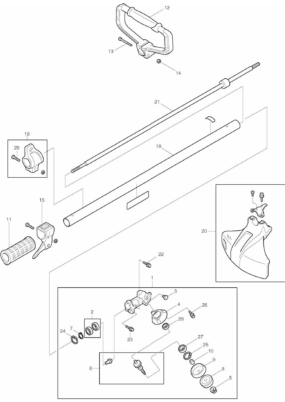 RBC321 String Trimmer Assembly Part 1 by Makita