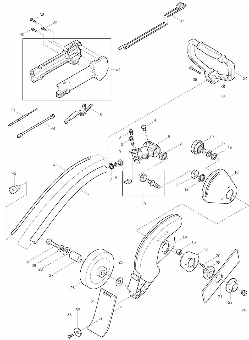 RBE250 String Trimmer Assembly Part 1 by Makita