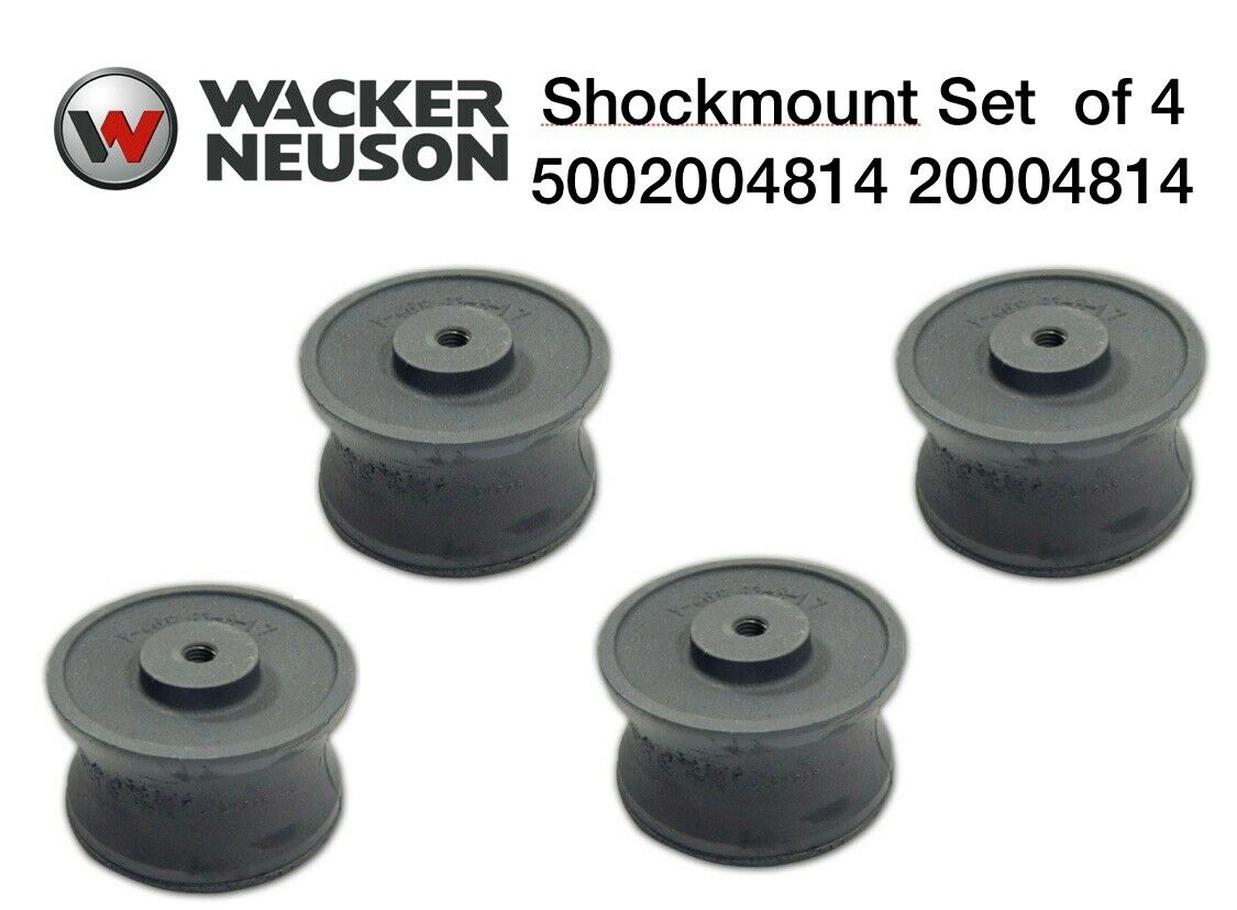 Shockmount Set of 4 100x58x45 for Wacker Neuson RT560 RT820 RT82 RT56 Rollers 2004814 5002004814