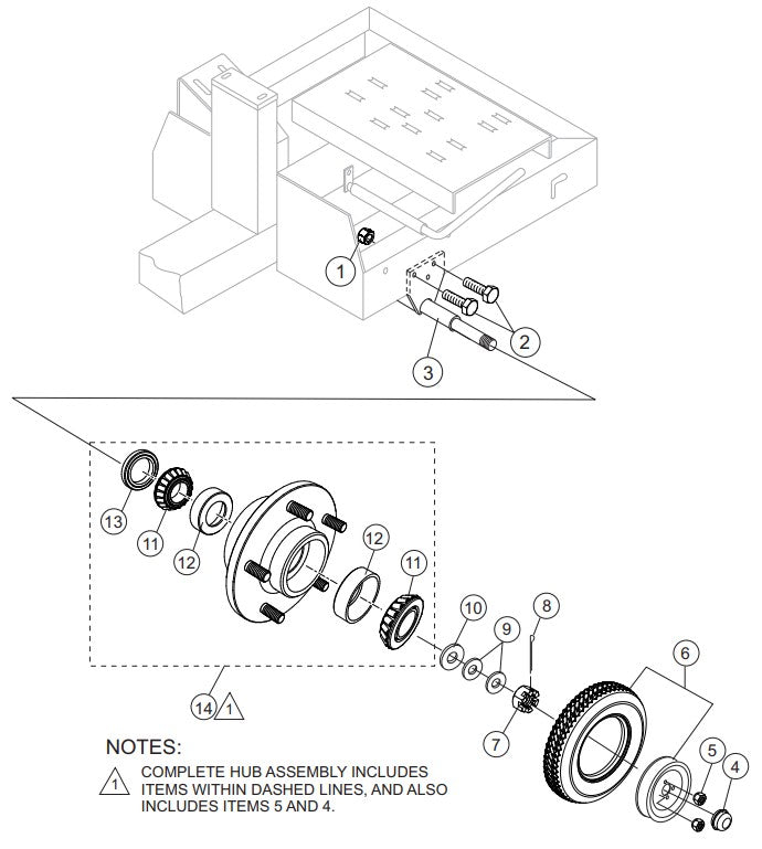 Axle Assembly Parts-WM70SH5/WM70PH5, WM70SH8/WM70PH8, WM70SE/WM70PE HONDA GX160/GX240 SERIES GASOLINE ENGINES AND 1.5 HP ELECTRIC MOTOR