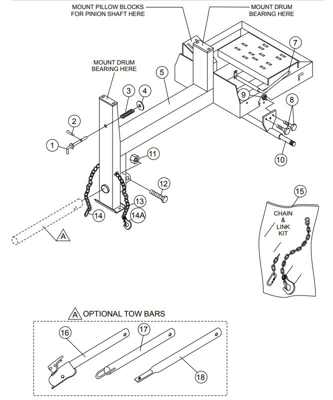 Frame Assembly Parts-WM70SH5C, WM70SH8C HONDA GX160/GX240 GASOLINE ENGINE