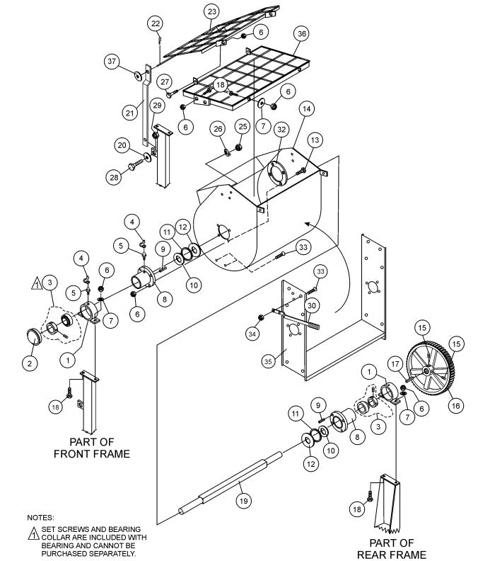 Plastic Drum Assembly Parts-WM70SLF, WM70PLF MPOWER 177F-BH 9.0 HP GASOLINE ENGINE