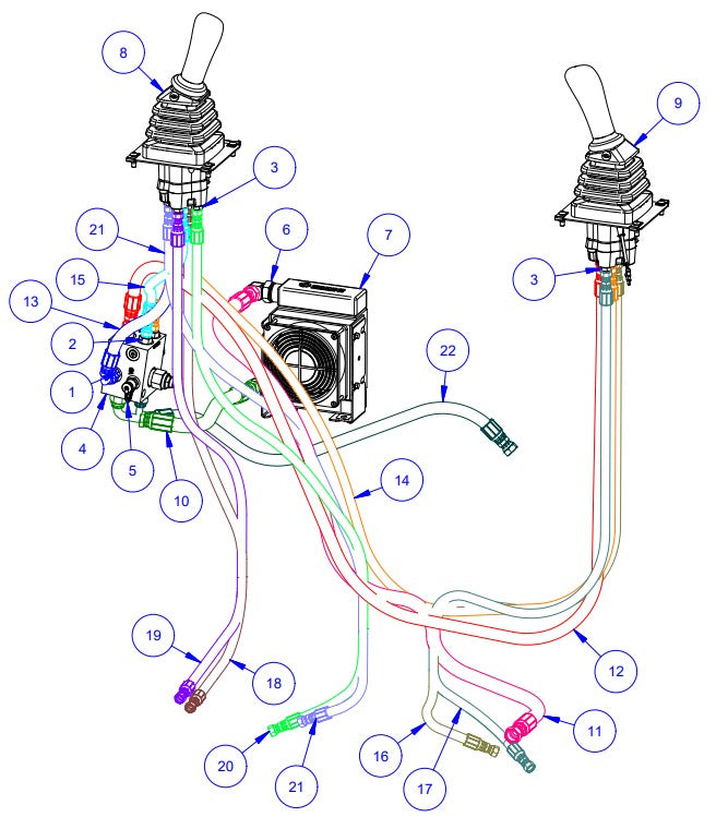 MP245 (pre 2021) Hydraulics Assembly Parts by Allen Engineering
