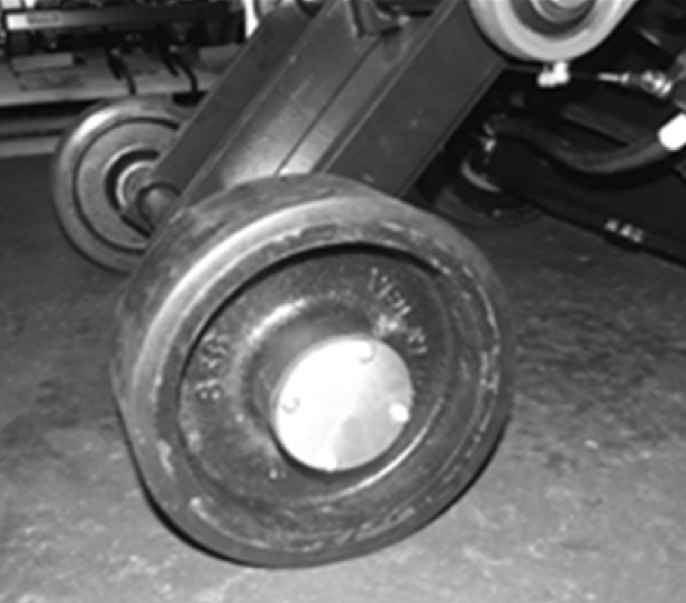 2501390 Wheel, 8" Front for CG-2 Mini Groover (ELECTRIC) Core Cut by Diamond Products