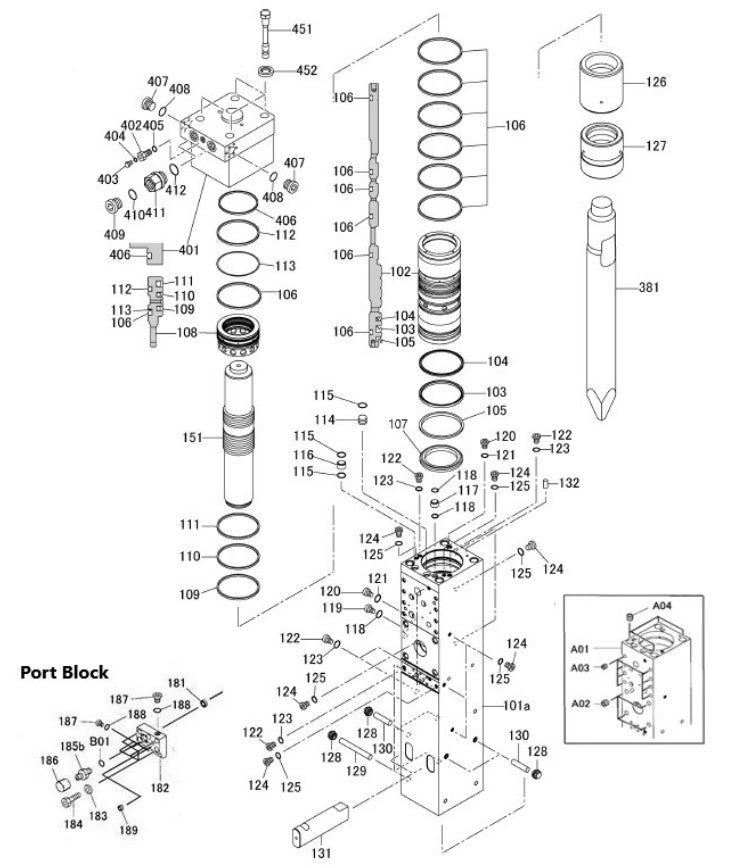 Parts Breakdown Parts for Fx375
