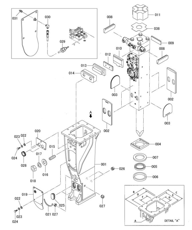 Box Screw Type Adjusters Parts for Fx475