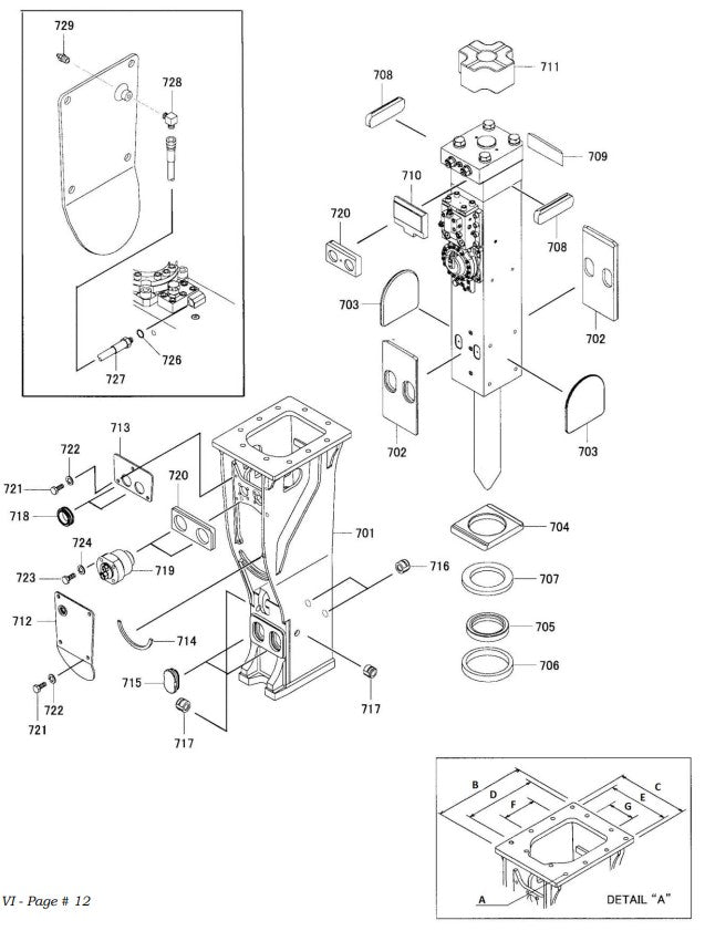 Box Hydraulic Adjusters Parts for Fx475