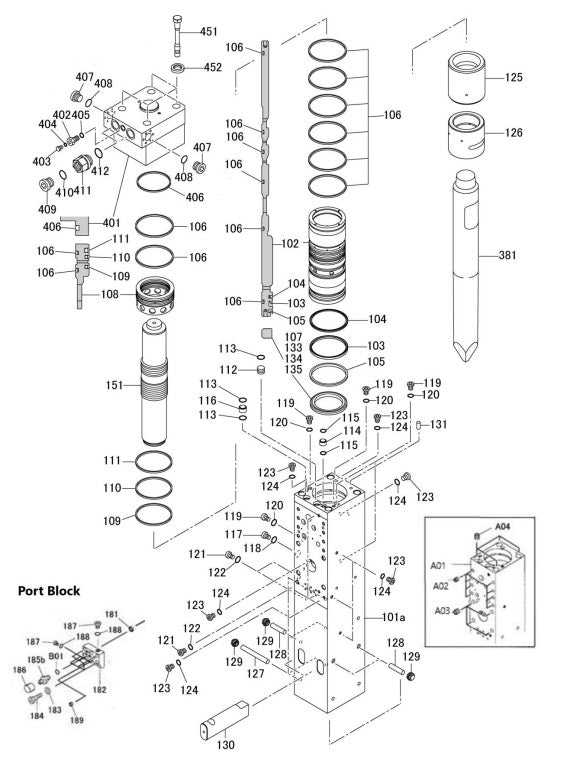 Parts Breakdown Parts for Fx475