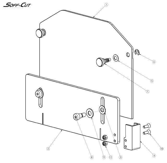 Blade Block Cover Assembly parts-2000E, 2009-30 by Husqvarna