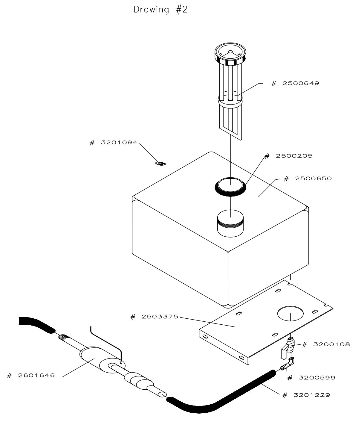 CC-DC-SS Parts List Drawing - 2