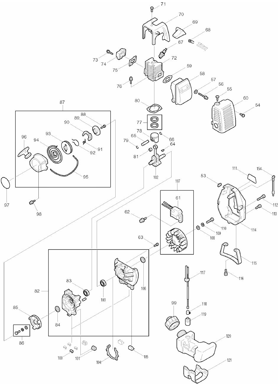 RBC310 String Trimmer Assembly Part 2 by Makita