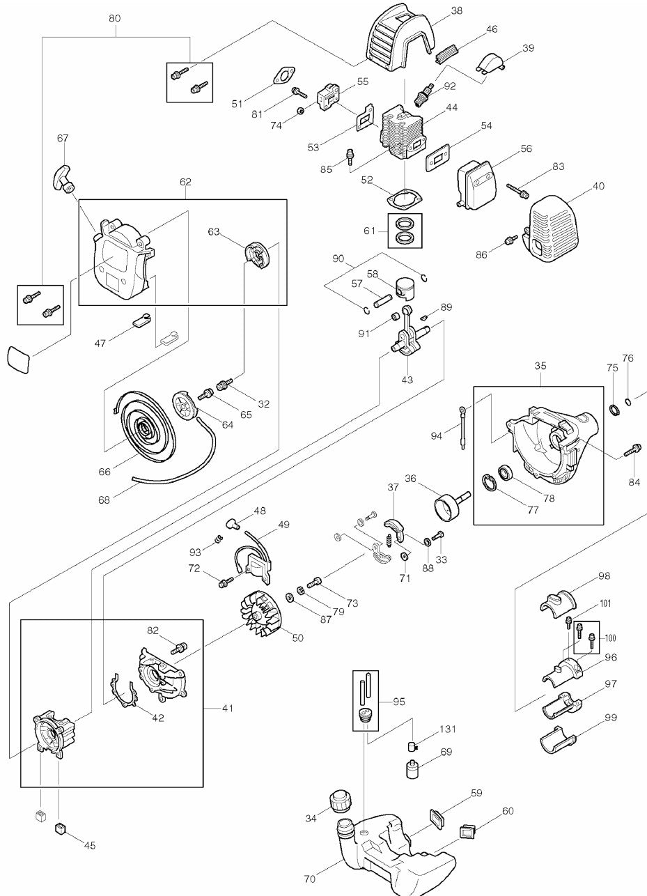 RBC321 String Trimmer Assembly Part 2 by Makita