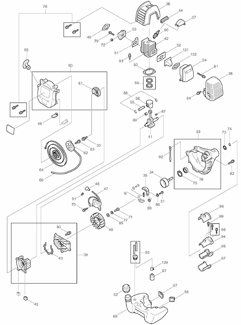 RBC281 String Trimmer Assembly Part 2 by Makita
