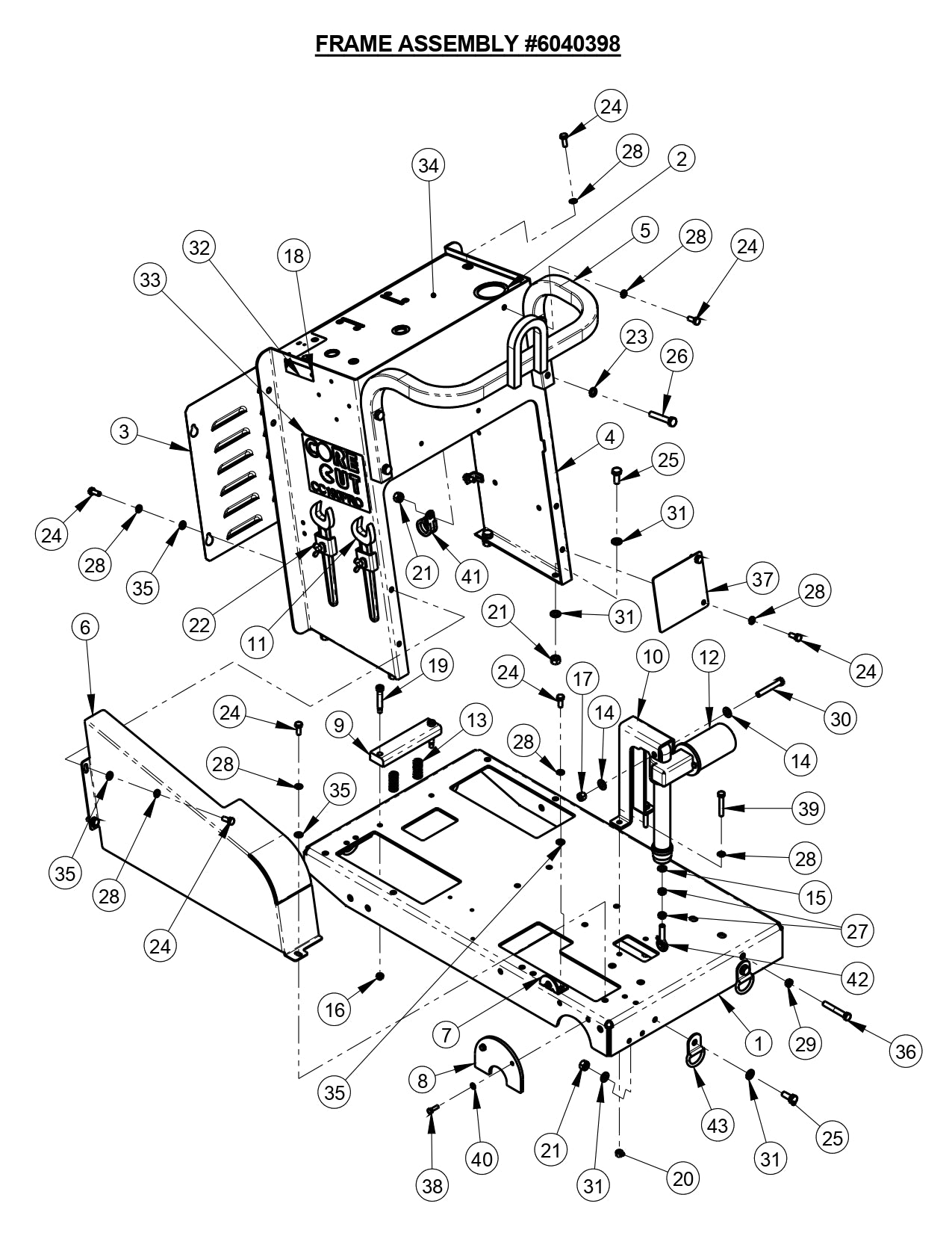 CC190PRO FRAME ASSEMBLY