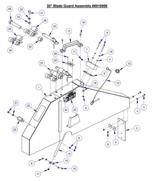 CC5049 30'' Blade Guard Assembly