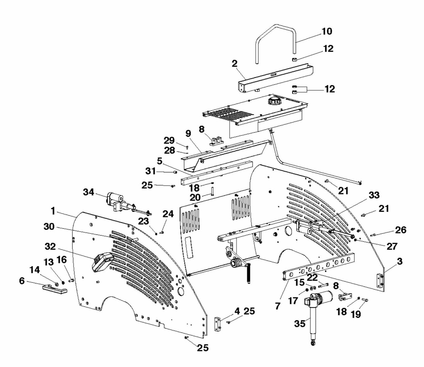 Soff Cut 5000 Panel Assembly Parts by Husqvarna