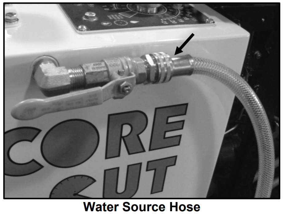3200027 Water Valve for CC1100 Concrete Saw Core Cut by Diamond Products